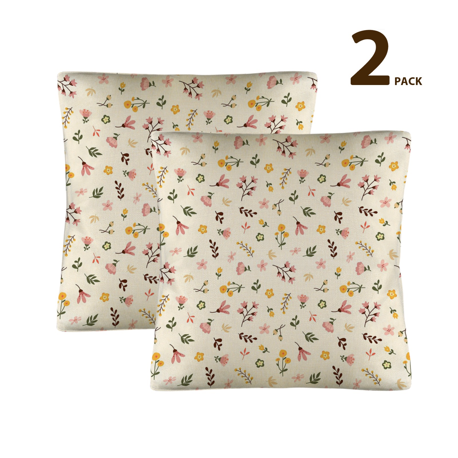 Linen Pillow 18x18inch (with Pillow Core)(2-Pack)