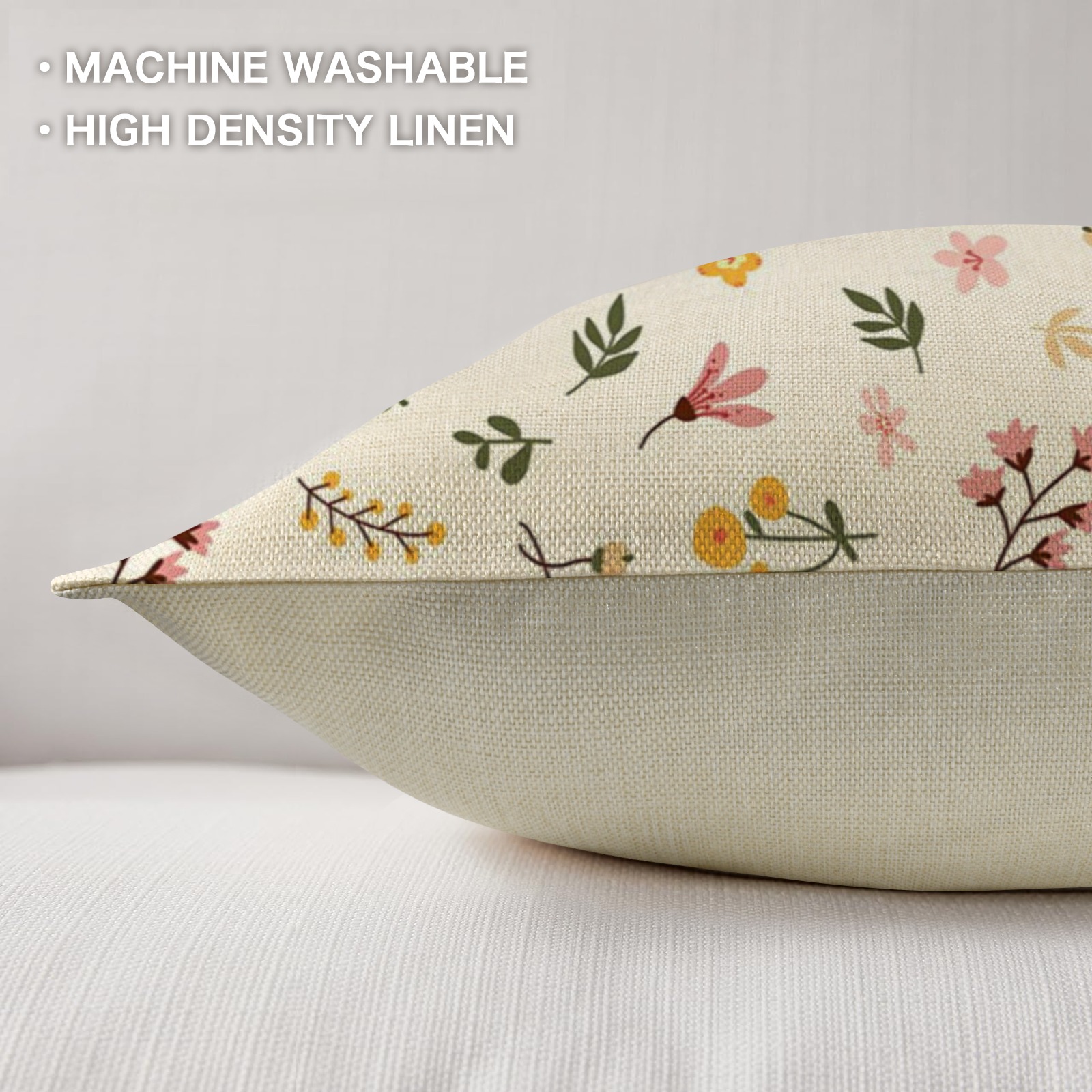 Linen Pillow 18x18inch (with Pillow Core)(2-Pack)
