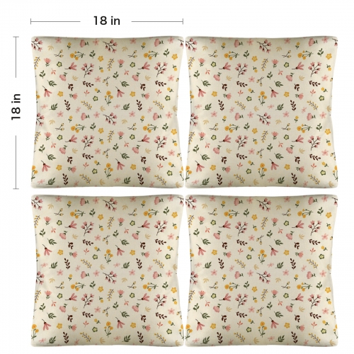 Linen Pillow 18x18inch (with Pillow Core)(4-Pack)