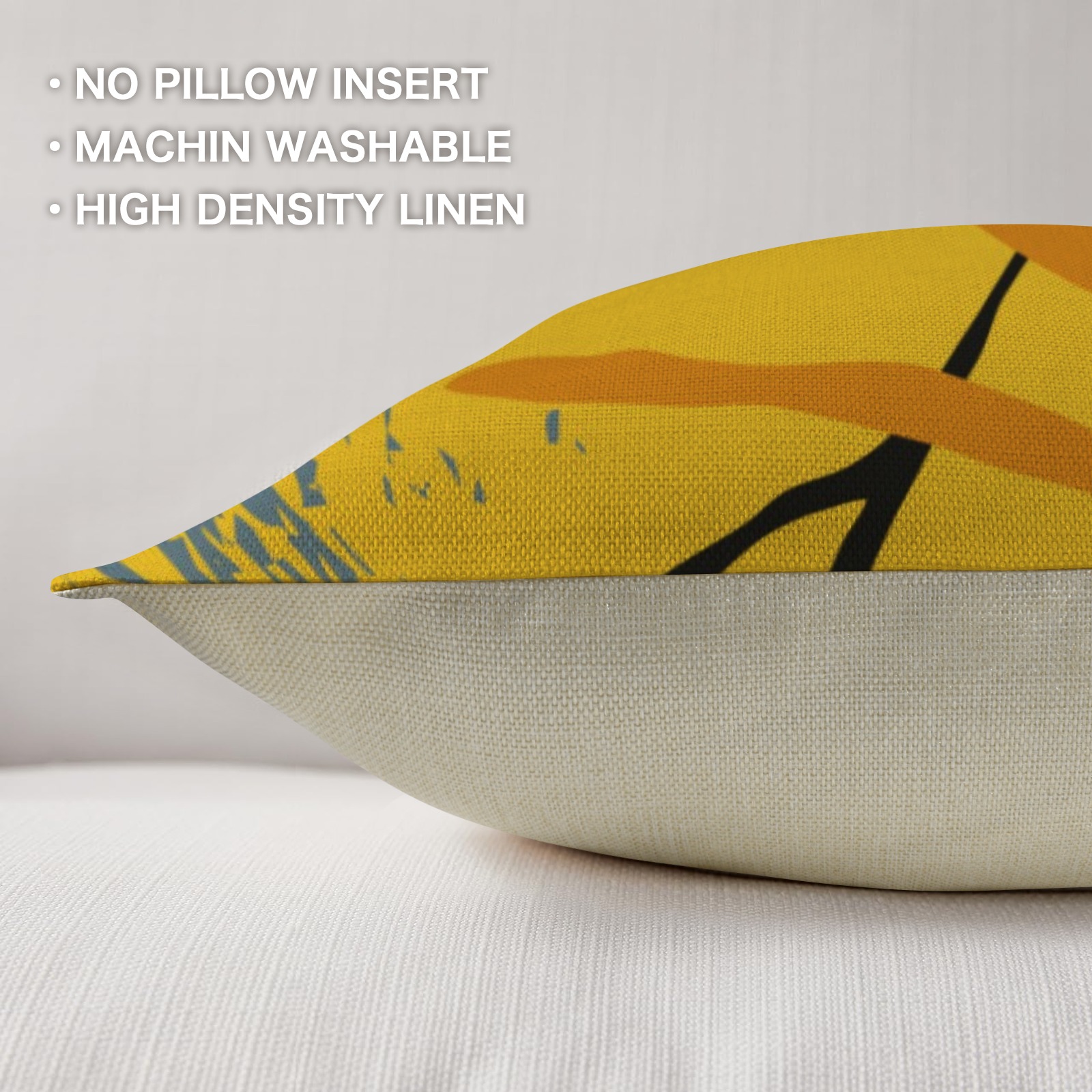 Linen Pillow 18x18inch (with Pillow Core)(Set of 4)