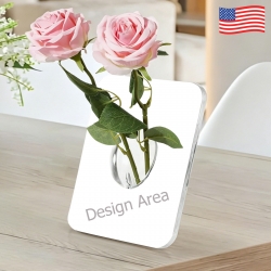 Acrylic Photo Frame Vase