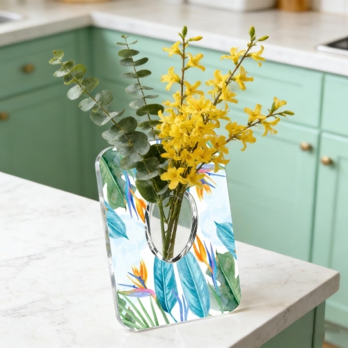 Acrylic Photo Frame Vase