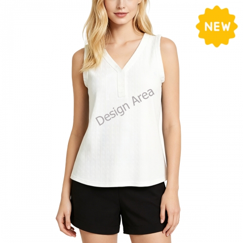 Women's Sleeveless V-Neck Tank Top