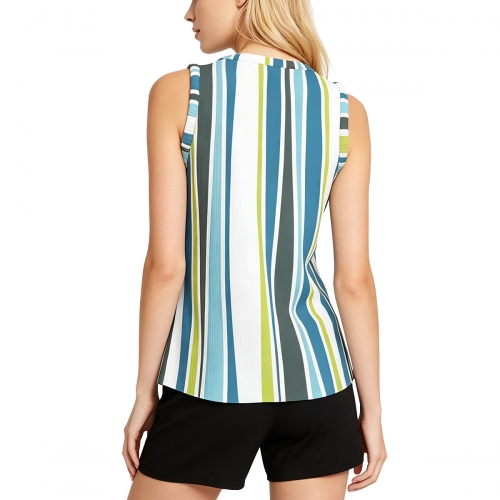 Women's Sleeveless V-Neck Tank Top