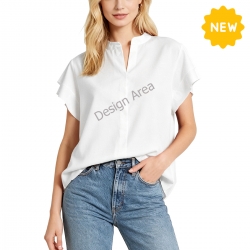 Women's Half Cardigan Ruffle Sleeve Top