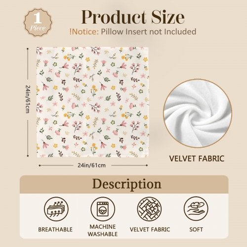 Envelope Pillow Case 24x24inch (Two-Sided Print)