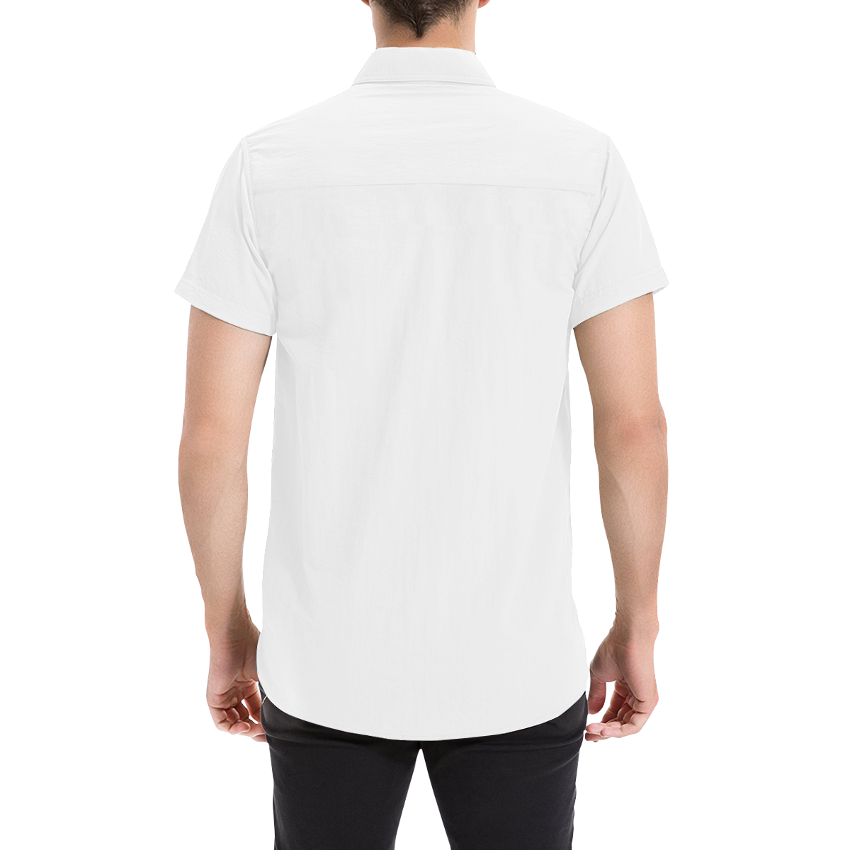 Men's All Over Print Short Sleeve Shirt/Large Size (Model T53)