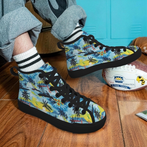 Vancouver High Top Men's Canvas Shoes-New