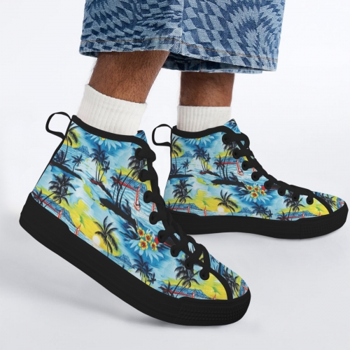 Vancouver High Top Men's Canvas Shoes-New