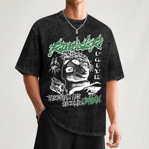 Vintage Washed Cotton T-Shirt