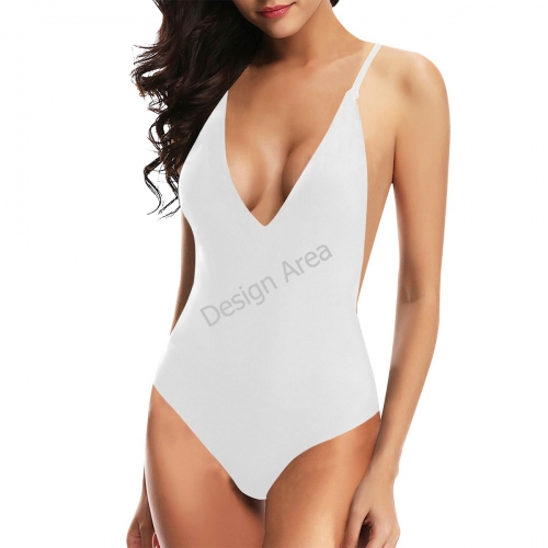 Sexy Lacing Backless One-Piece Swimsuit (Model S10)