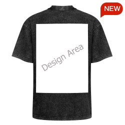 Vintage Washed Cotton T-Shirt (Back Print)