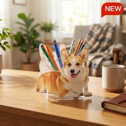 Custom Shaped Acrylic Pen Holder