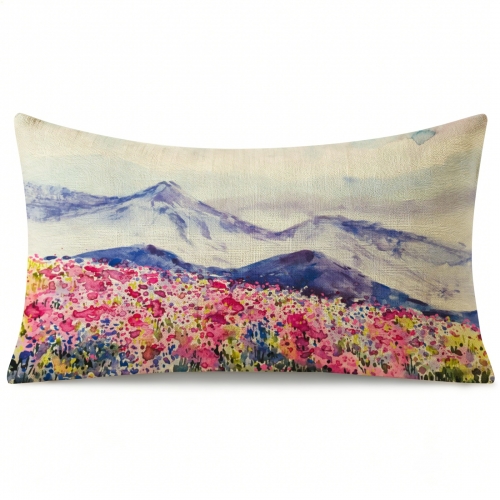 Linen Pillow Case 20x12inch (One Side)