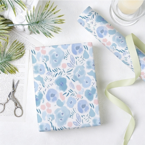 Gift Wrapping Paper 45.3"x 17.3"-Coated Paper (1 Roll)