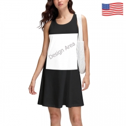 Racerback Tank Dress (Front Print)