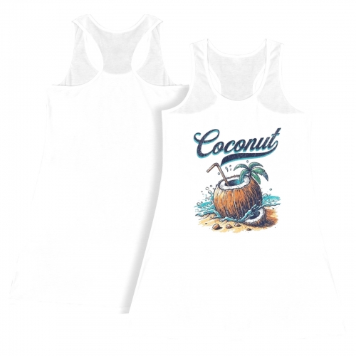 Racerback Tank Dress (Front Print)