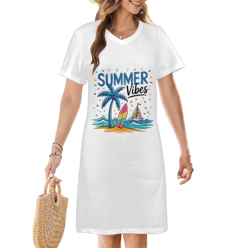 T-Shirt Dress (Front Print)