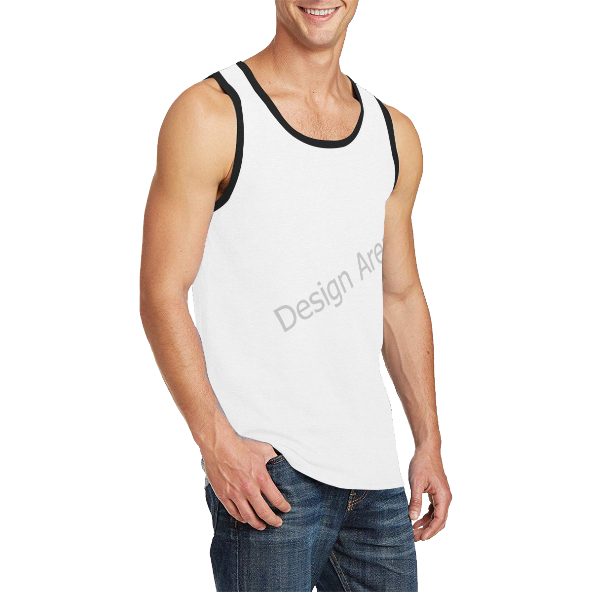 Men's All Over Print Tank Top (Model T57)