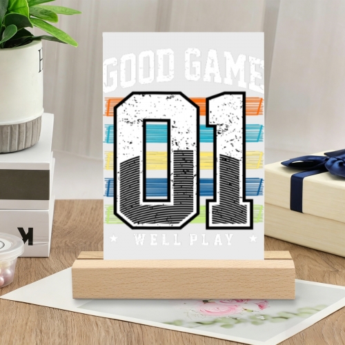 Acrylic Photo Print 4"x6" with 15cm Stand
