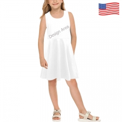 Girls' Sleeveless Sundress (Model D56)