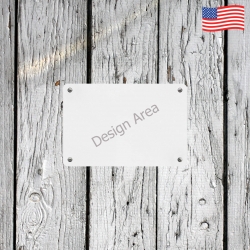 Metal Tin Sign 12"x8"