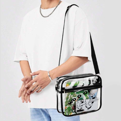 Large Clear Satchel Bag