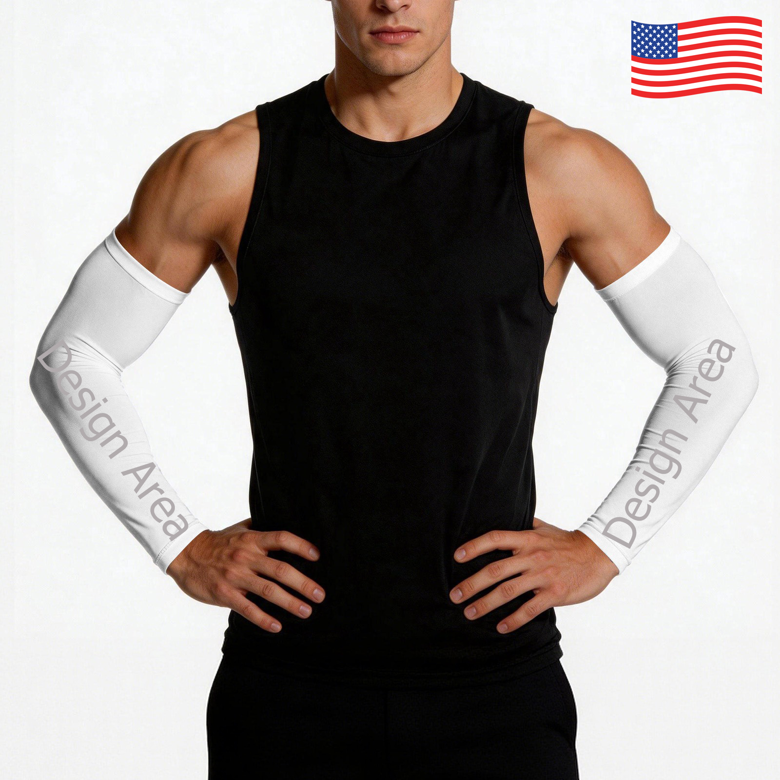 Arm Sleeves 43cm (2-Pack, Same Design)