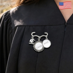 Custom Photo Charm Brooch