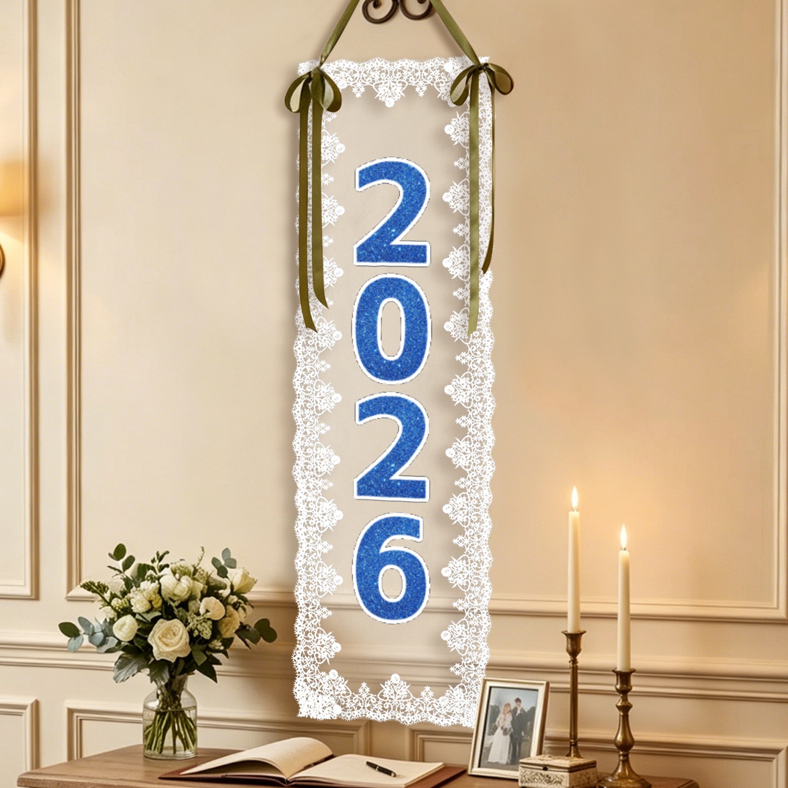 Lace Hanging Tapestry 12" x 40"