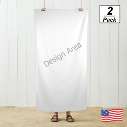 Beach Towel 29"x58" (2-Pack)