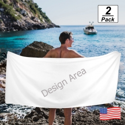 Beach Towel 31"x71" (2-Pack)