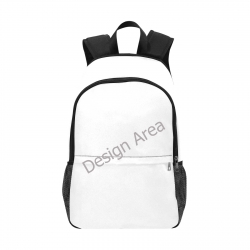 Fabric Backpack with Side Mesh Pockets (Model 1659)