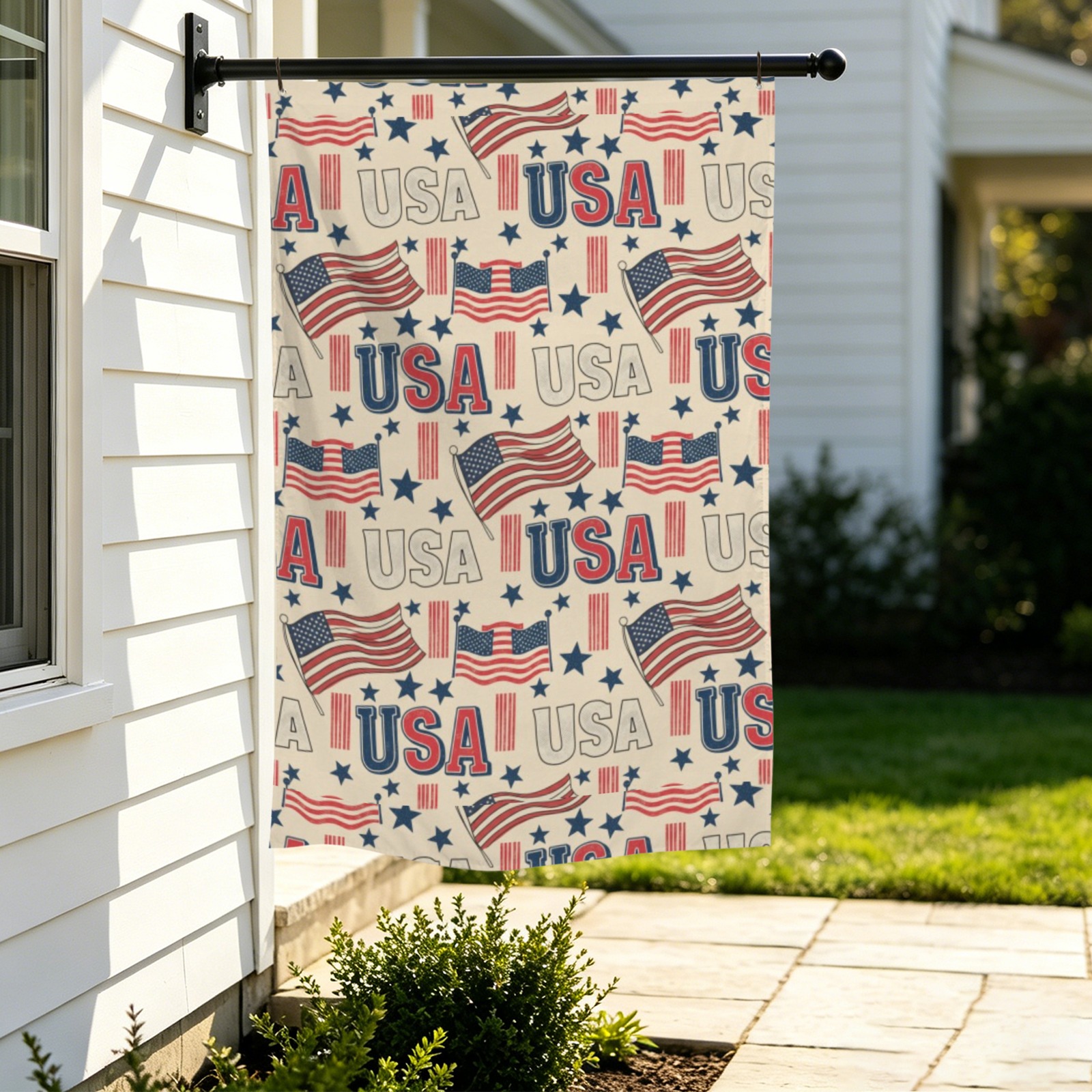 Peach Skin House Flag 24x36inch (One Side)