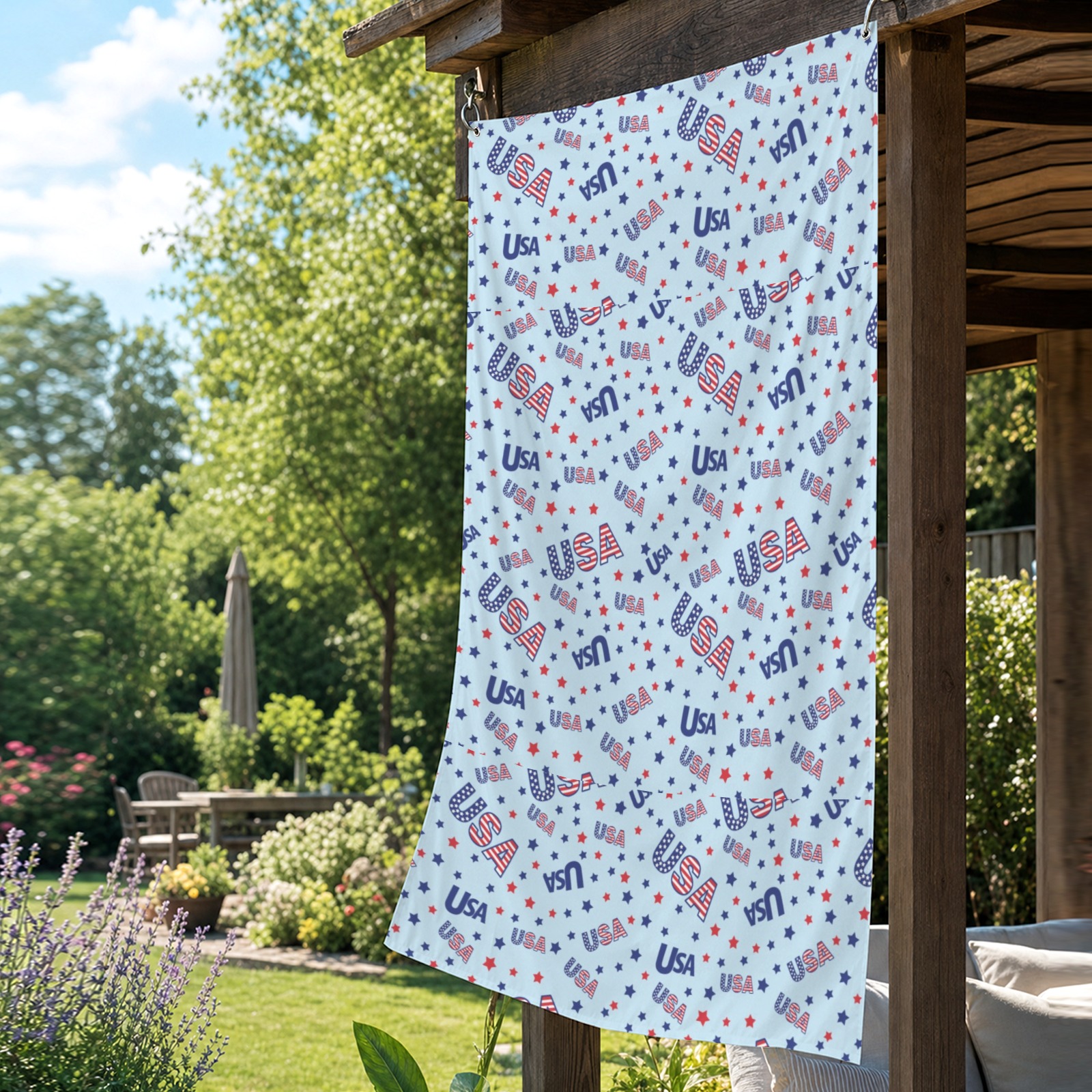 Peach Skin House Flag 36x60inch (One Side)