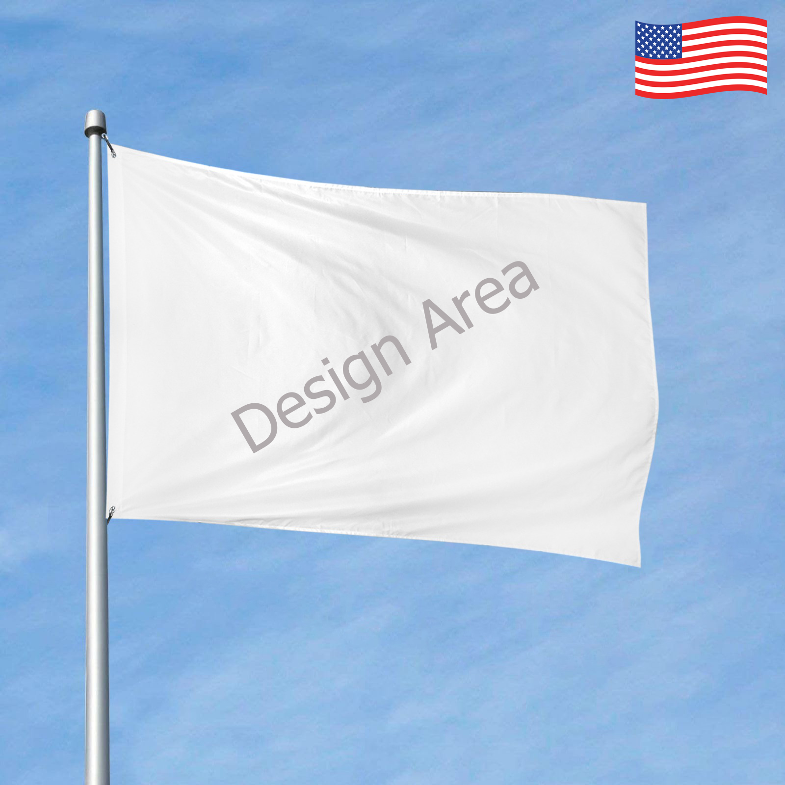 Peach Skin House Flag 60x96inch (One Side)