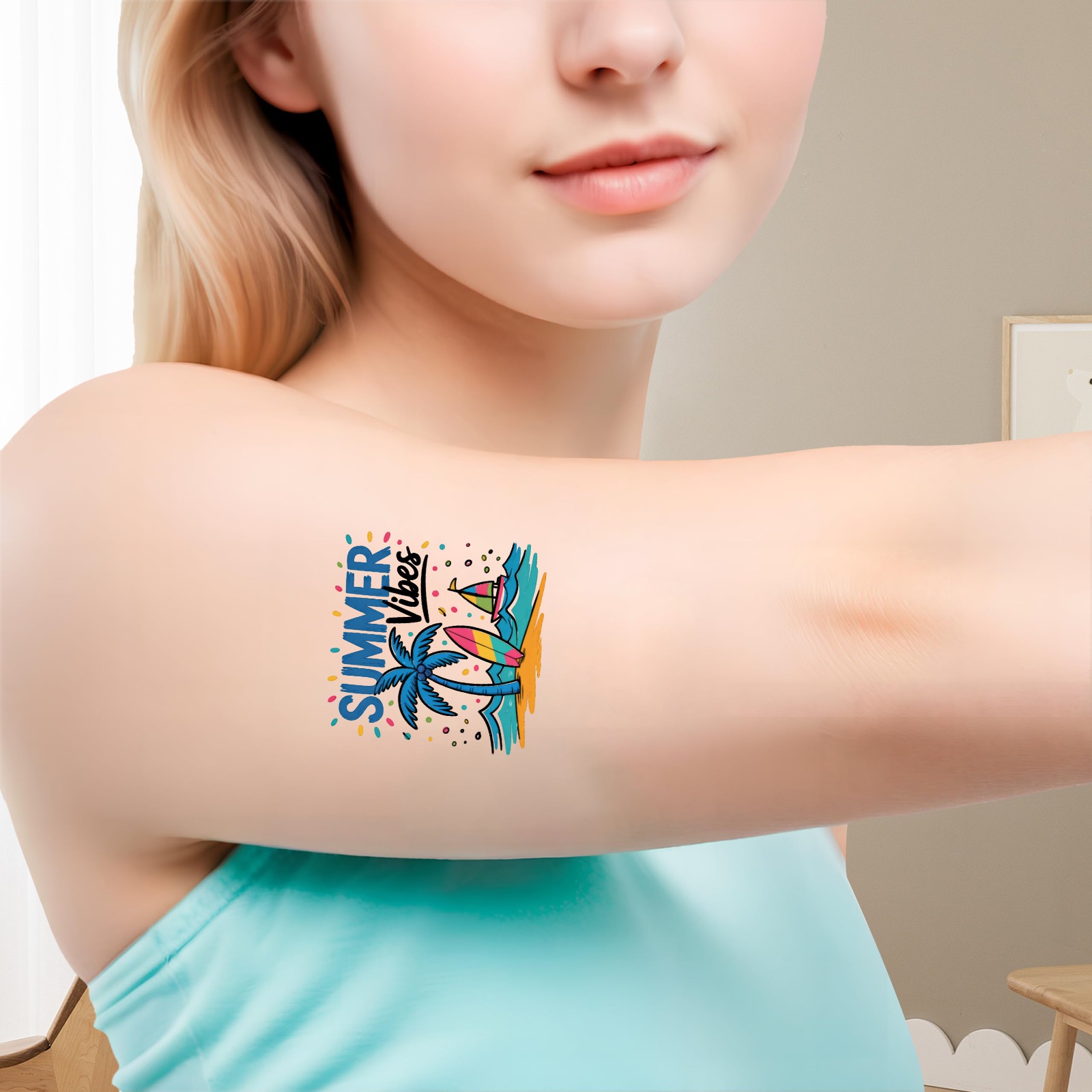 Personalized Temporary Tattoo (15 Pieces x 4 Sheets)