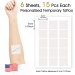 Personalized Temporary Tattoo (15 Pieces x 6 Sheets)