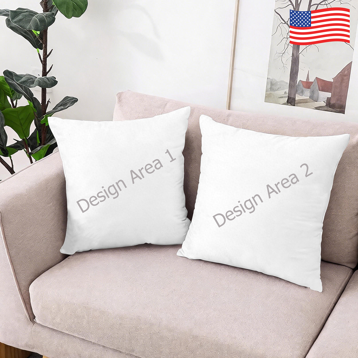 Velvet Pillow Case 18x18inch (Set of 2)
