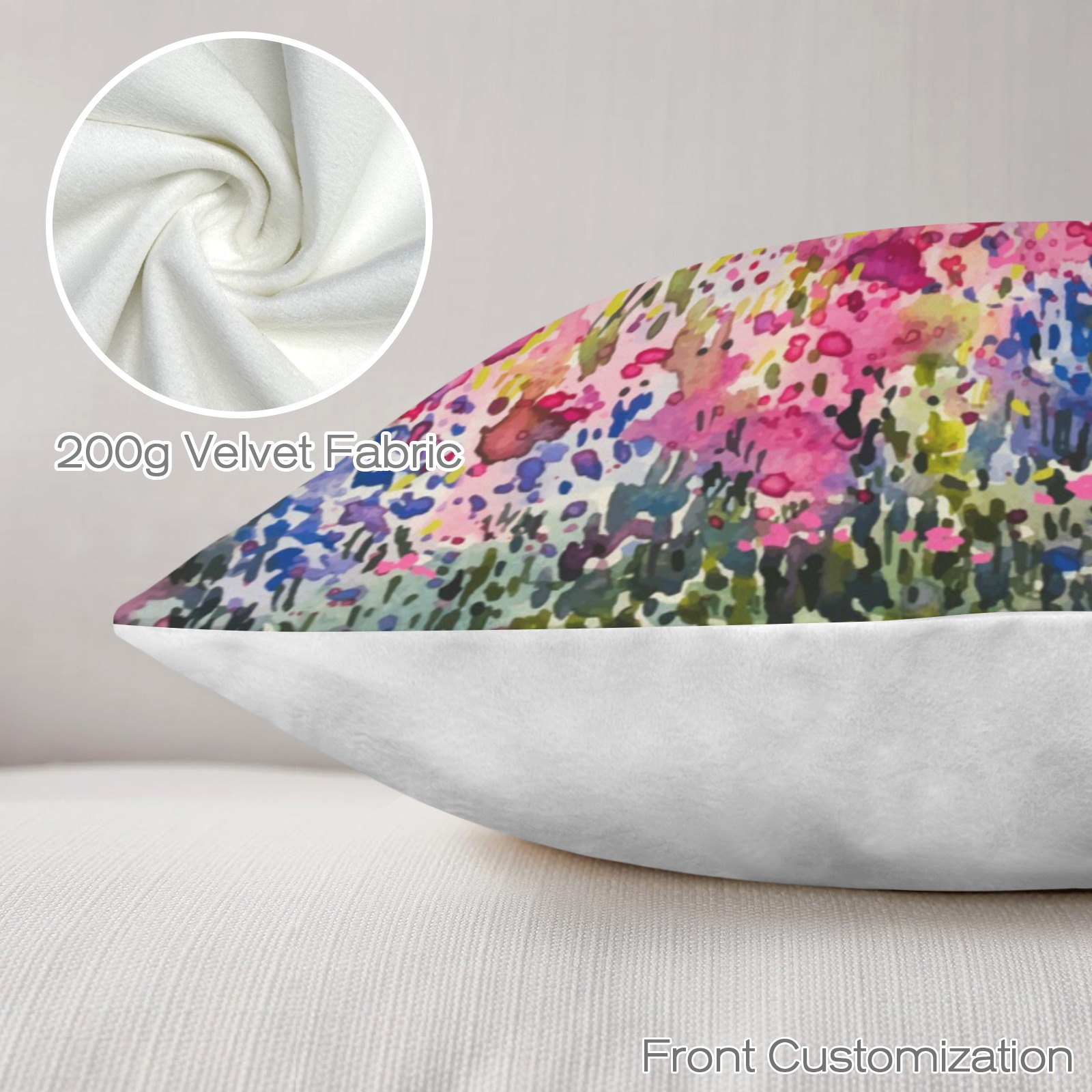 Velvet Pillow Case 18x18inch (Set of 2)