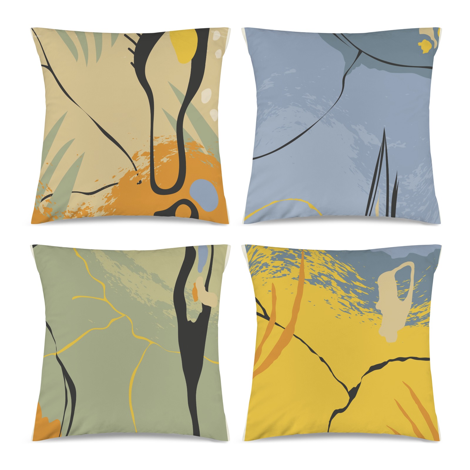 Velvet Pillow Case 18x18inch (Set of 4)