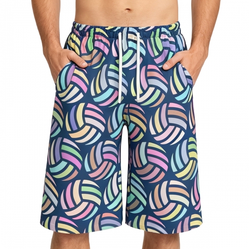 Men's Plus Size Beach Shorts