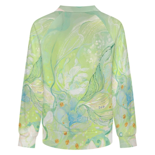 Women's Long Sleeve V-Neck Sweatshirt