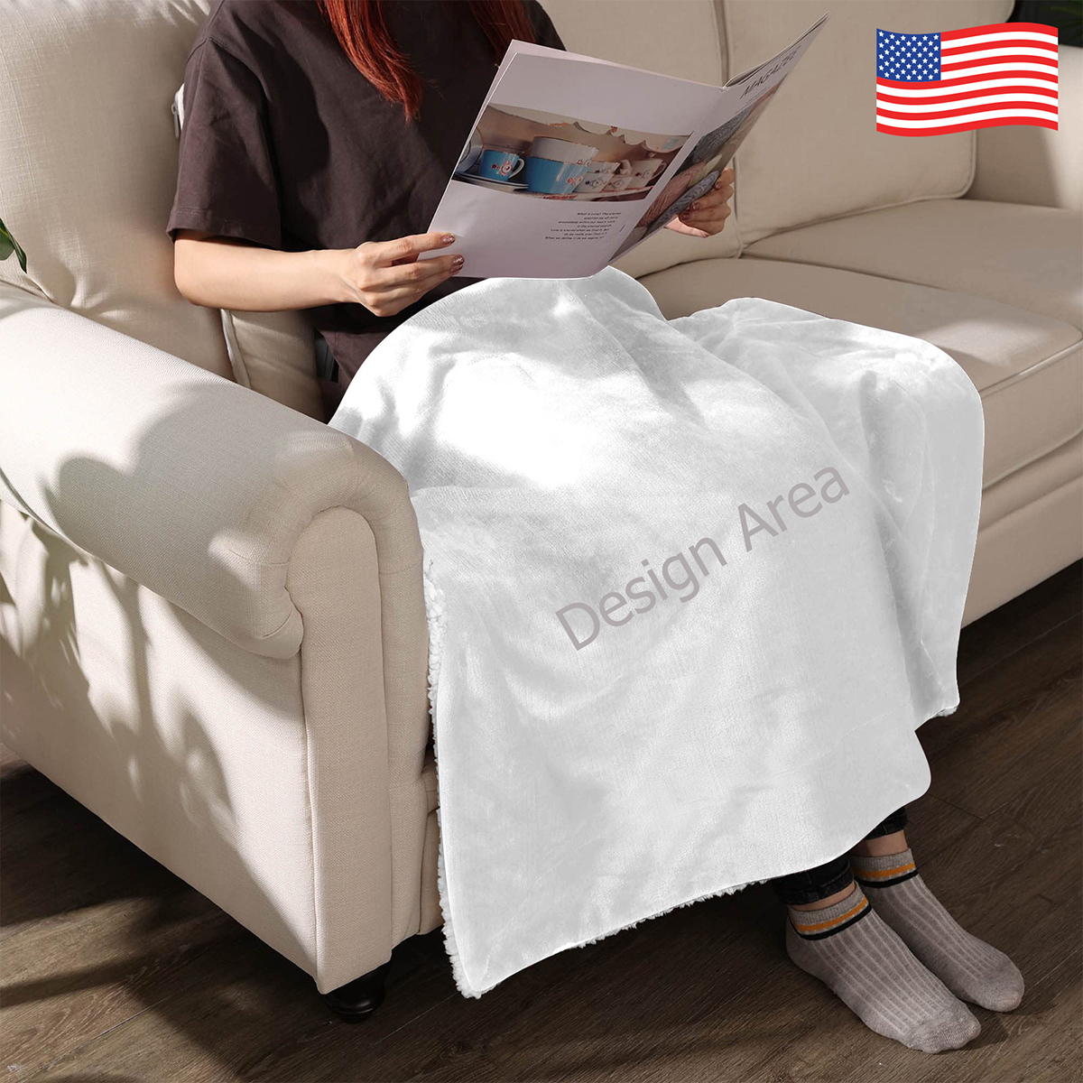 Sherpa Fleece Blanket 30"x40"