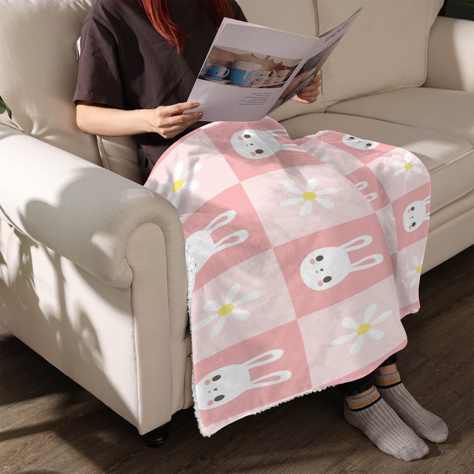 Sherpa Fleece Blanket 30"x40"