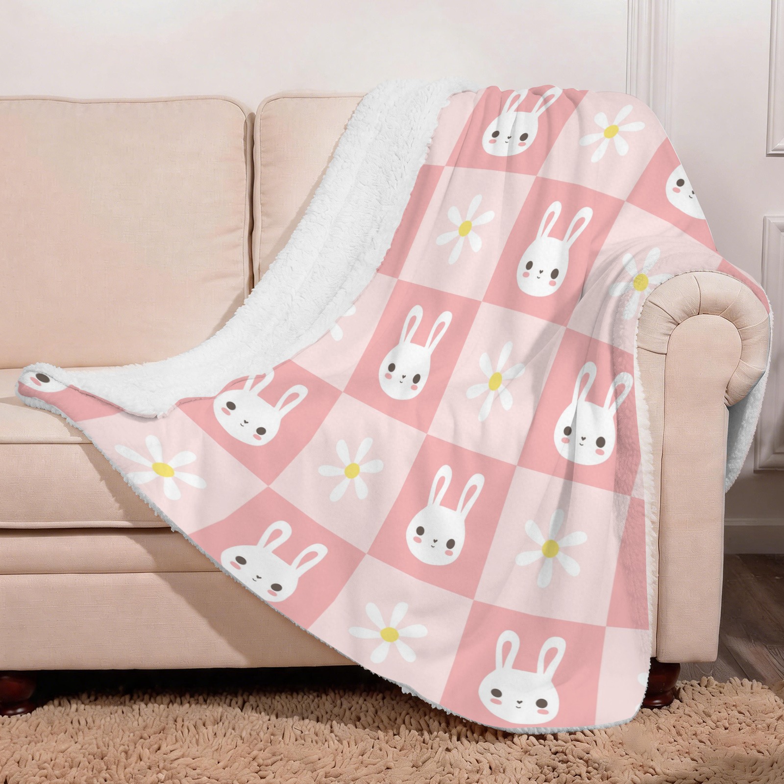 Sherpa Fleece Blanket 50"x60"
