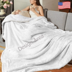 Sherpa Fleece Blanket 90"x90"