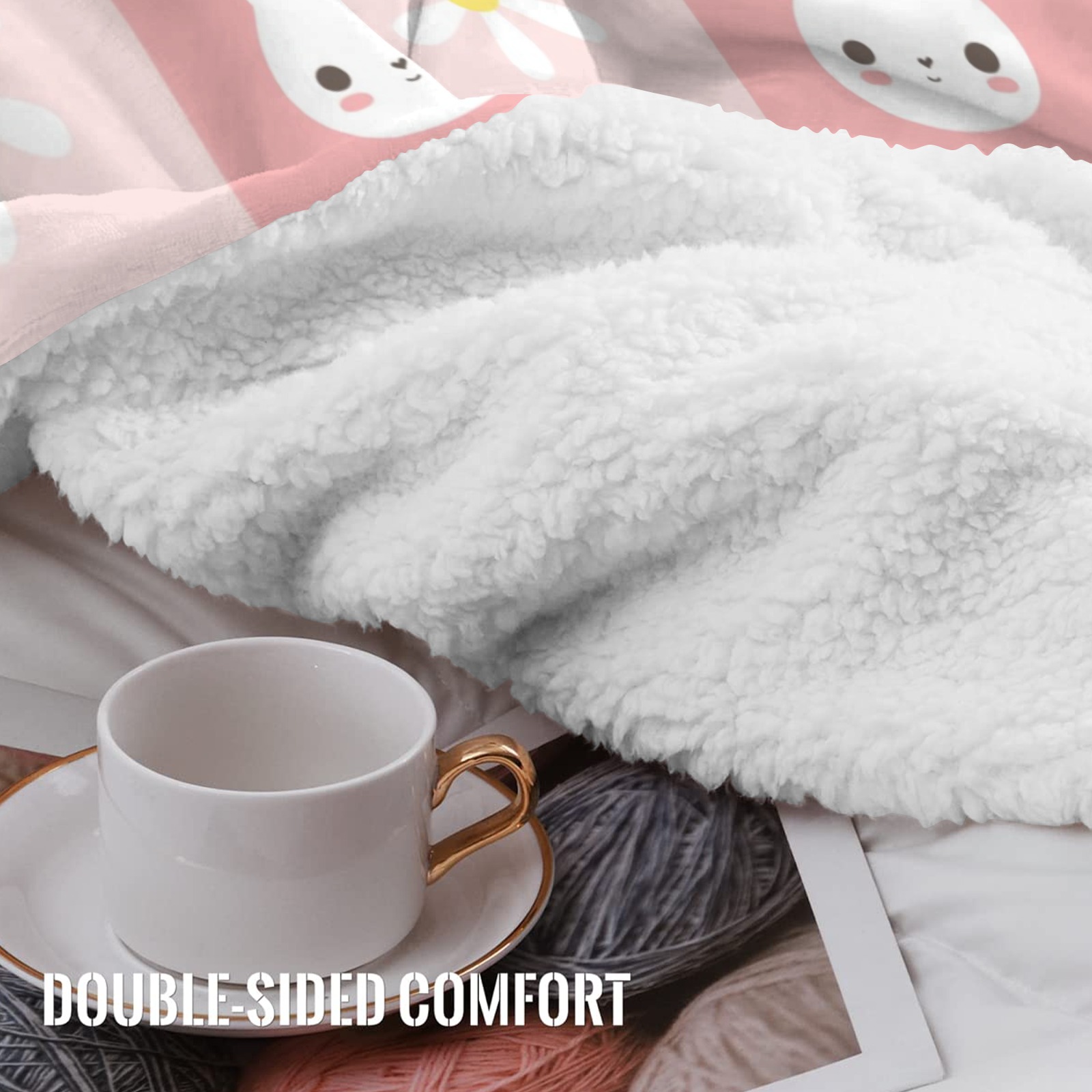 Sherpa Fleece Blanket 90"x108"