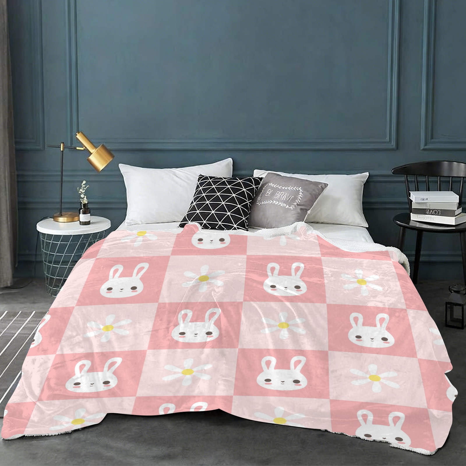 Sherpa Fleece Blanket 90"x108"