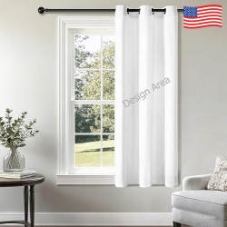 Blackout Fabric Grommet Curtain 42x63inch